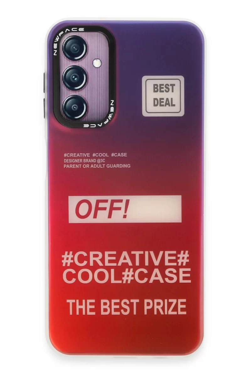 Newface Samsung Galaxy A14 4G Kılıf Estoril Desenli Kapak - Estoril - 9