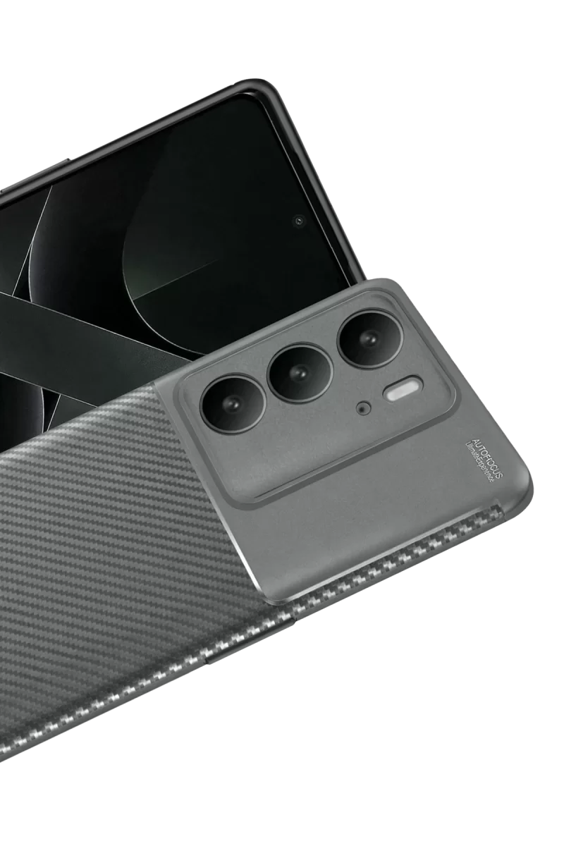 Newface Realme C75 4G Auto Focus Karbon Kapak - Gri