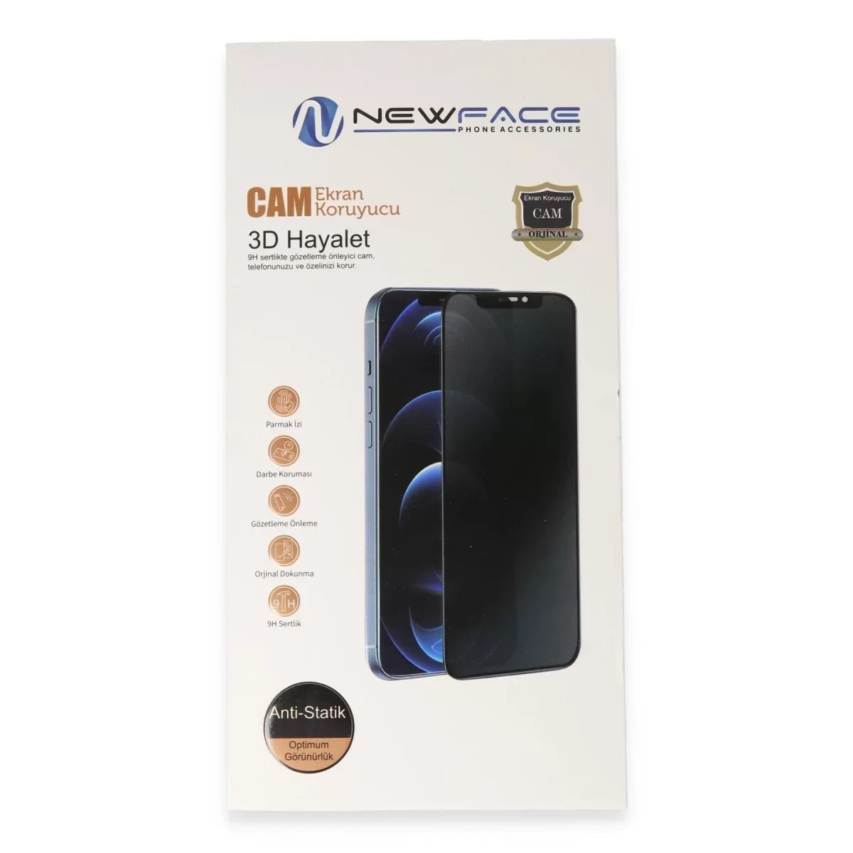 Newface Samsung Galaxy A37 5G 3D Antistatik Hayalet Cam Ekran Koruyucu