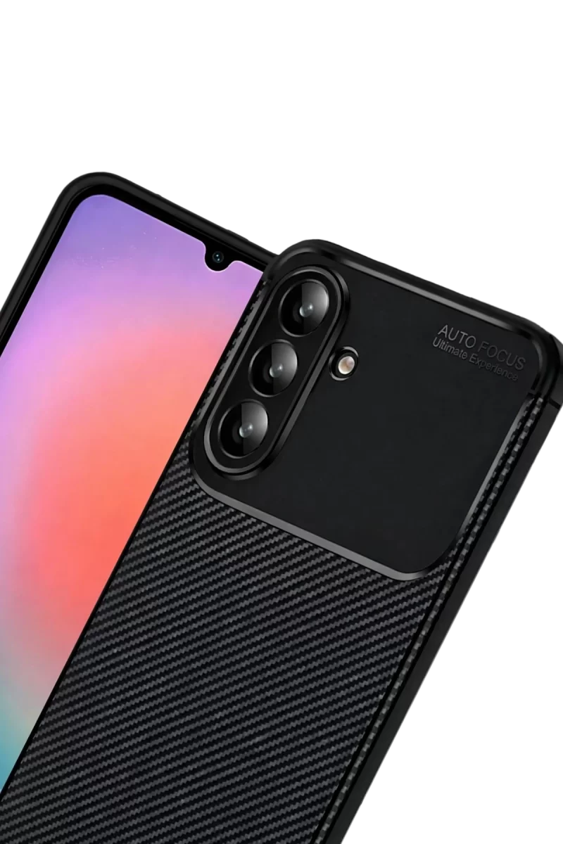 Newface Samsung Galaxy A37 5G Auto Focus Karbon Kapak - Siyah