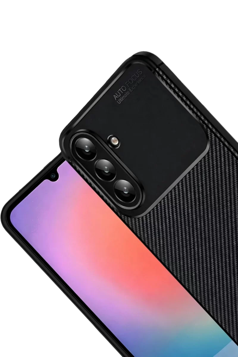 Newface Samsung Galaxy A37 5G Auto Focus Karbon Kapak - Siyah