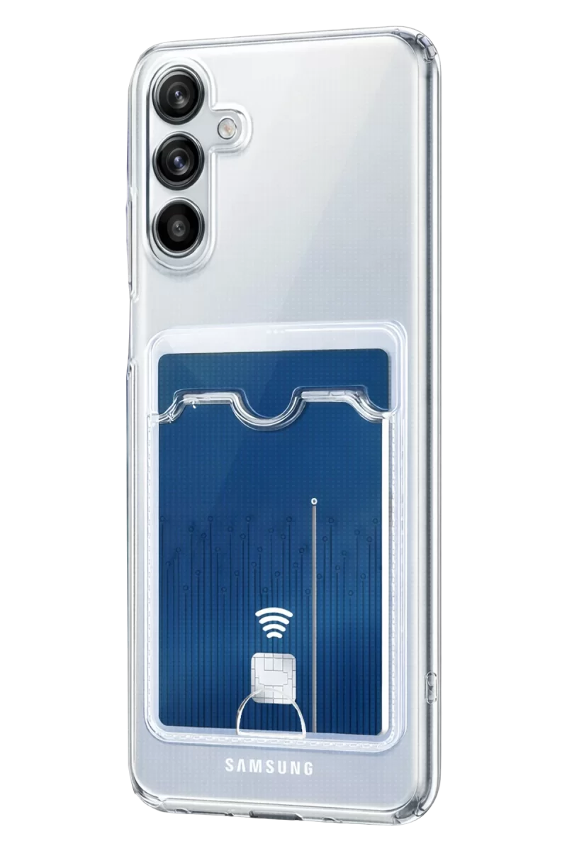 Newface Samsung Galaxy A37 5G Kart Şeffaf Silikon - Şeffaf