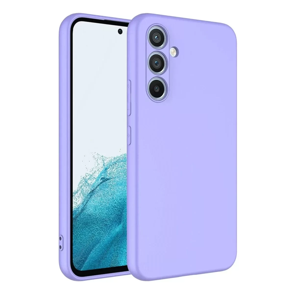 Newface Samsung Galaxy A16 5G Kılıf First Silikon - Lila