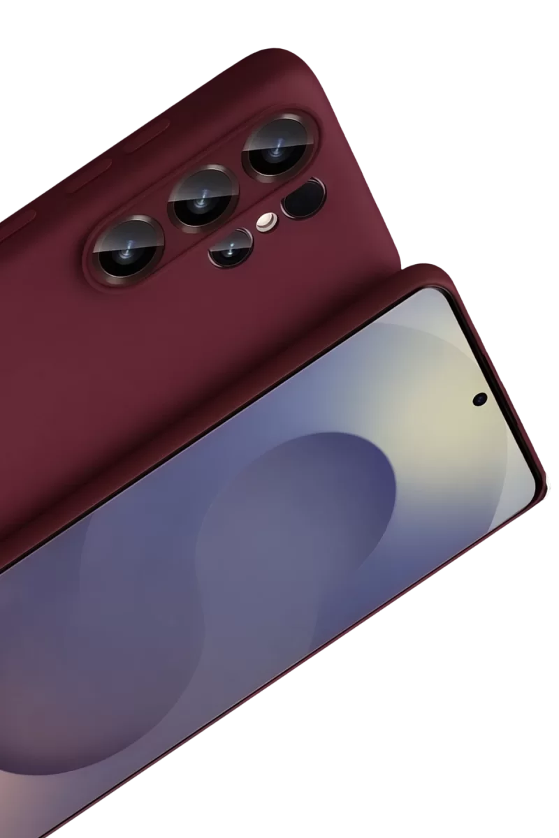 Newface Samsung Galaxy S26 Ultra First Silikon - Bordo