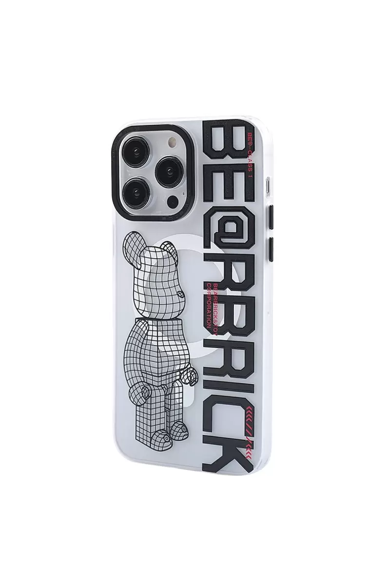 Newface Apple iPhone 14 Pro Kılıf Apollo Magneticsafe Desenli Kapak - Apollo Şeffaf - 1