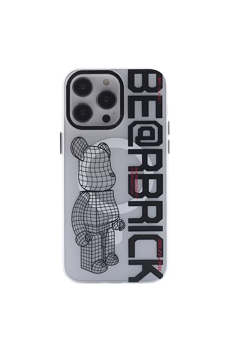 Newface Apple iPhone 14 Pro Kılıf Apollo Magneticsafe Desenli Kapak - Apollo Şeffaf - 1