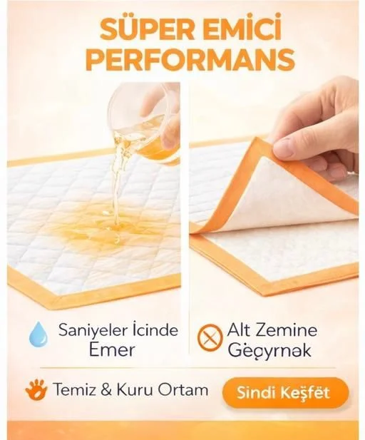 Yıkanabilir Kopitoneli sıvı geçirmez kedi /köpek çiş pedi  -ölçüler 100 x 100