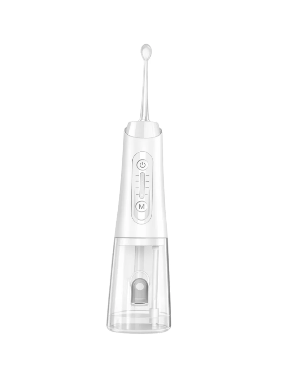 IPX7 Su Geçirmez Şarjlı Ağız Duşu 320 ml Su Tanklı Ayarlanabilir Basınçlı