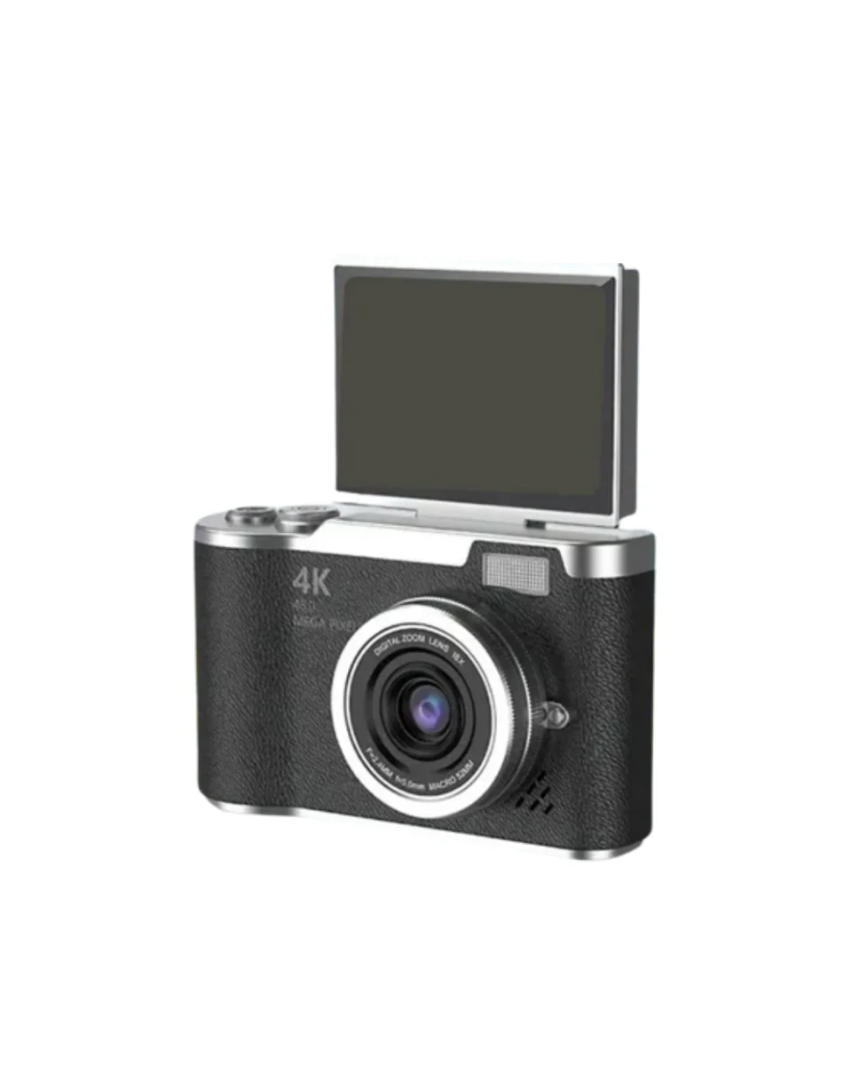 48 MP 4K Dijital Kamera 8X Zoom ve 180 Derece Ekran Yeni Başlayanlar İçin Uygun