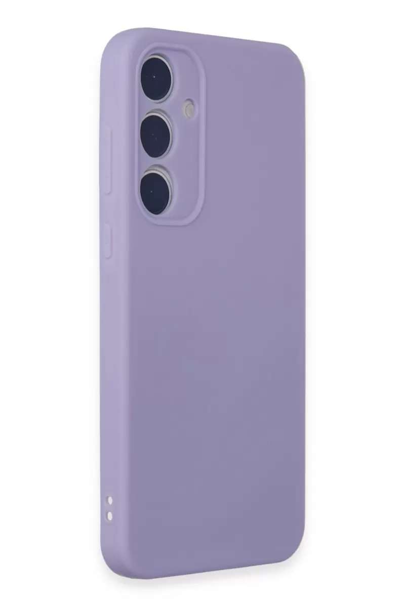 Newface Samsung Galaxy A15 4G Kılıf First Silikon - Lila