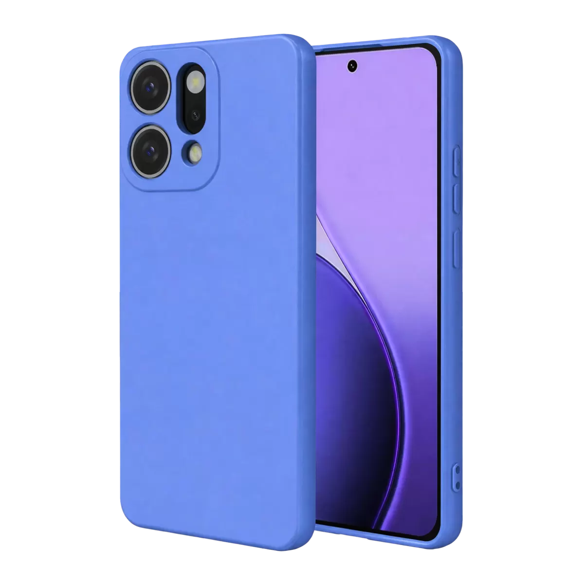 Newface Oppo Reno 14 First Silikon - Mavi