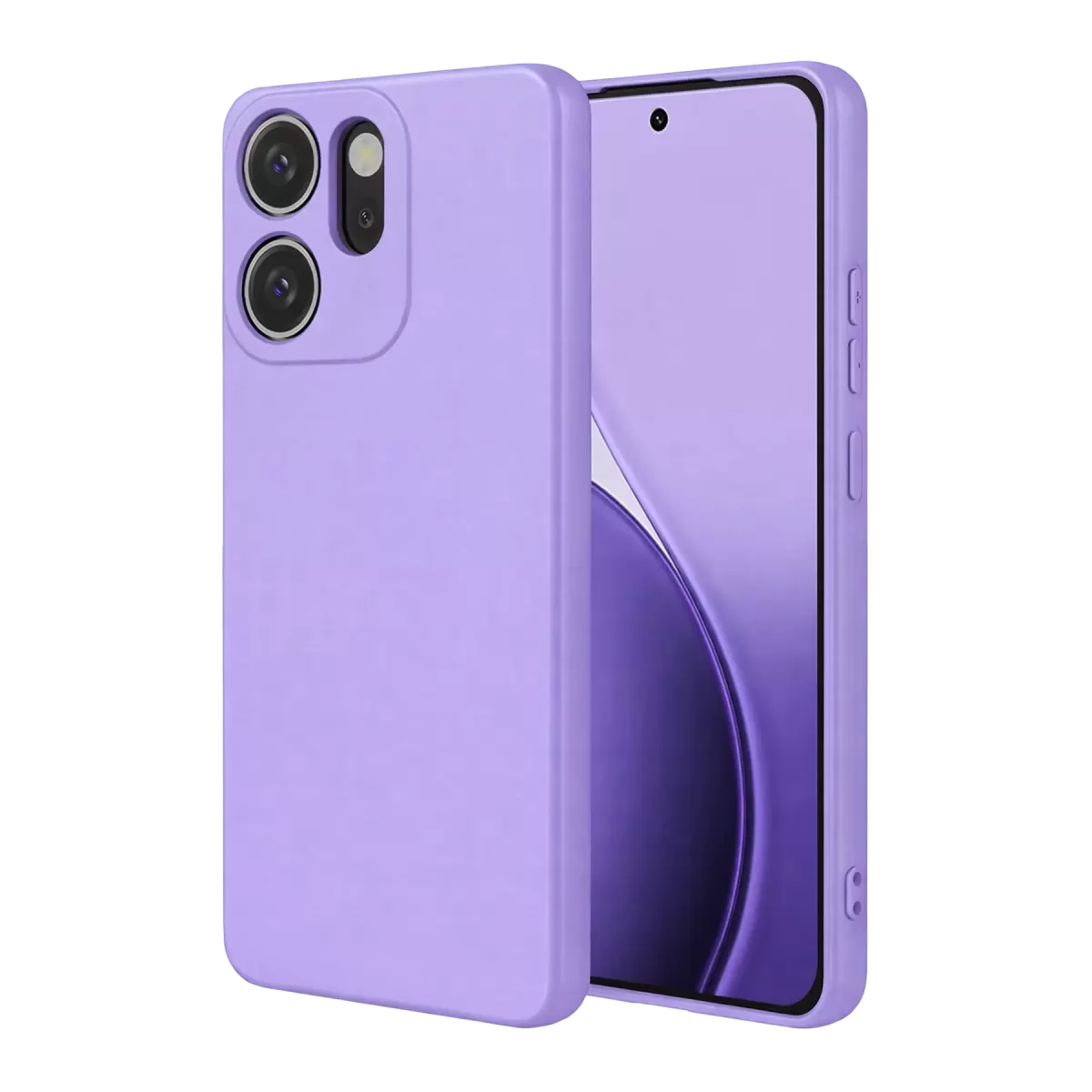Newface Oppo Reno 14F First Silikon - Lila