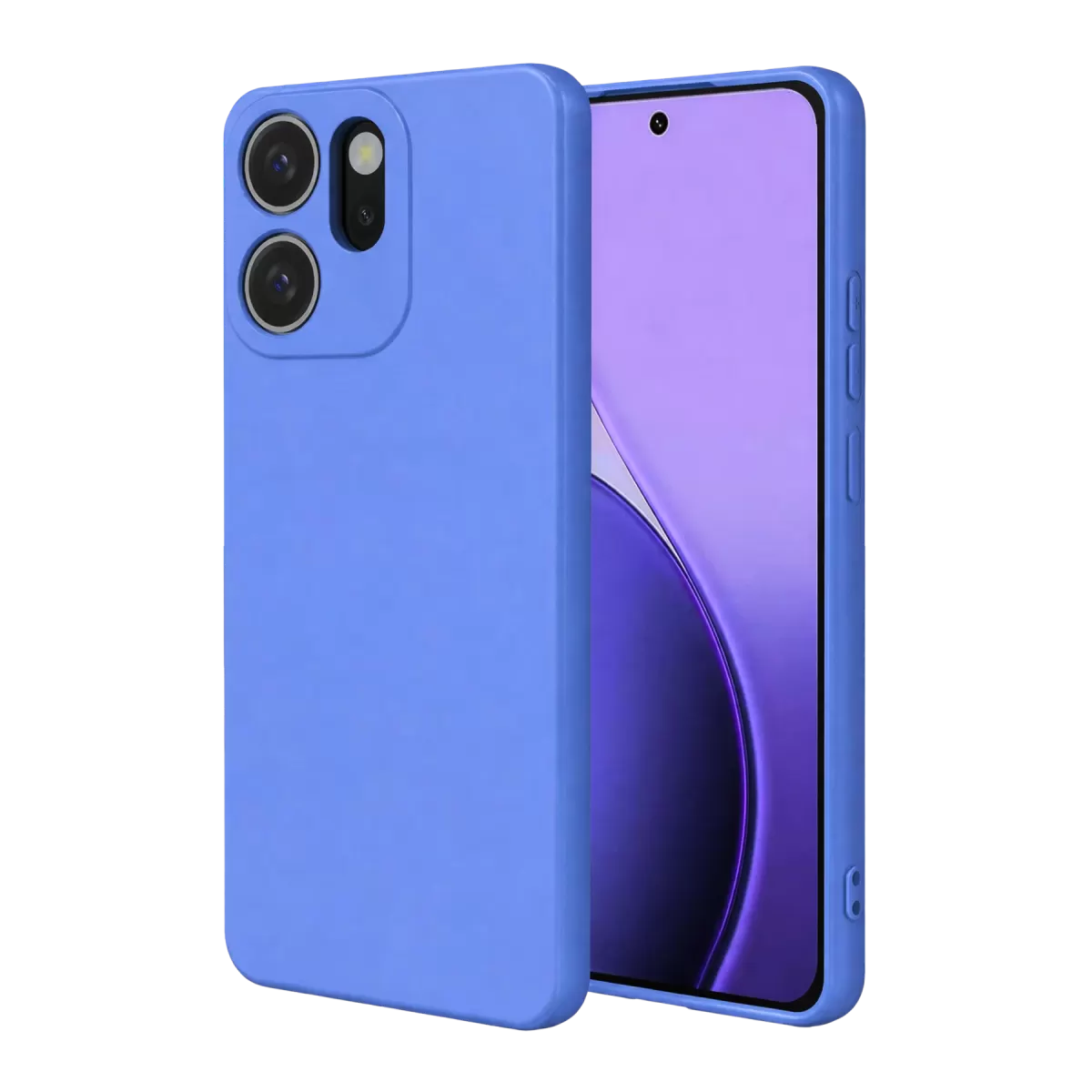 Newface Oppo Reno 14F First Silikon - Mavi