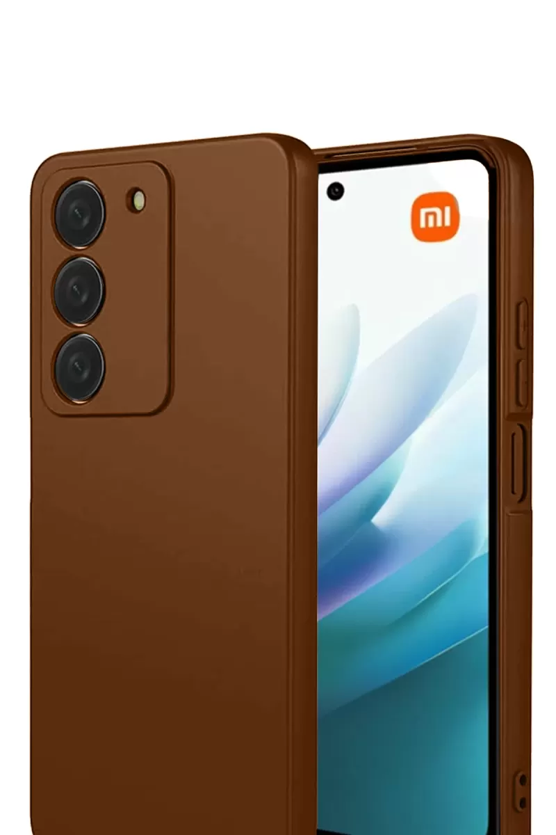 Newface Xiaomi Redmi 15 4G First Silikon - Kahverengi