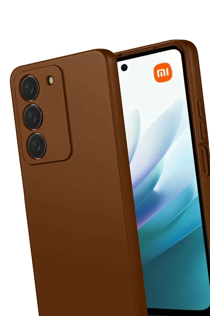 Newface Xiaomi Redmi 15 4G First Silikon - Kahverengi