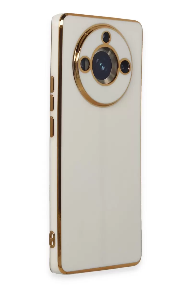 Newface Realme 11 Pro Kılıf Volet Silikon - Beyaz