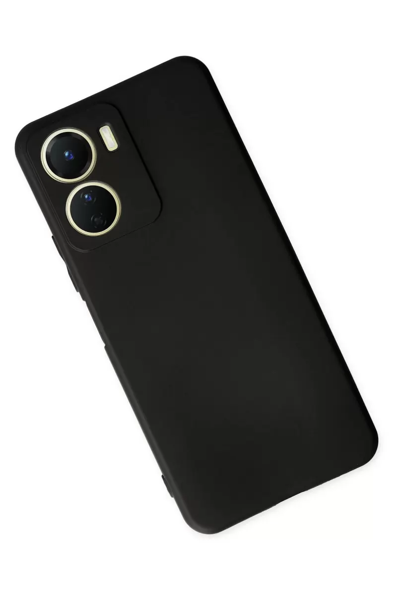 Newface Vivo Y16 Kılıf First Silikon - Siyah