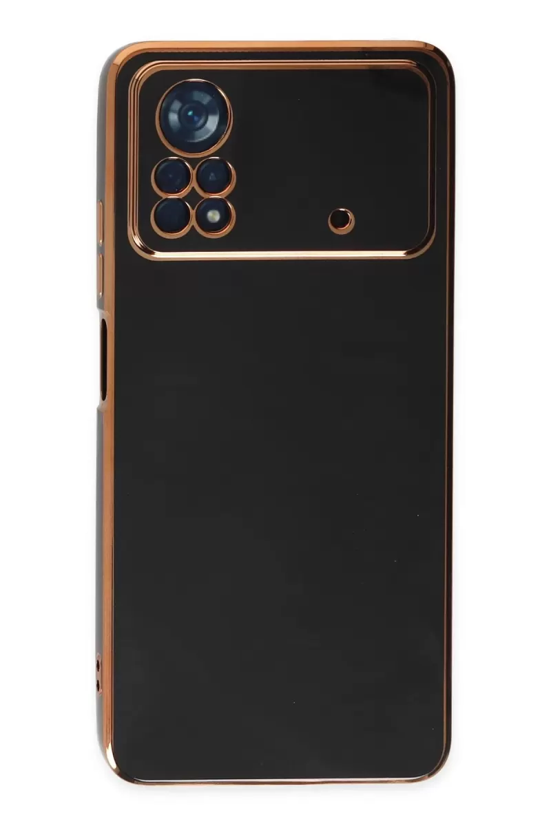 Newface Xiaomi Poco X4 Pro 5G Kılıf Volet Silikon - Siyah