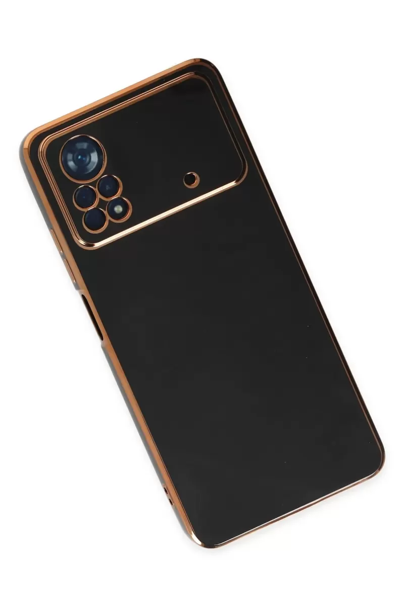 Newface Xiaomi Poco X4 Pro 5G Kılıf Volet Silikon - Siyah