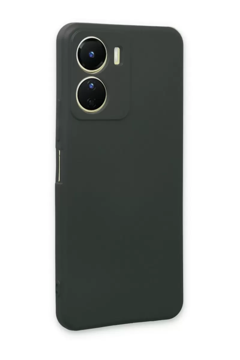Newface Vivo Y16 Kılıf First Silikon - Koyu Yeşil