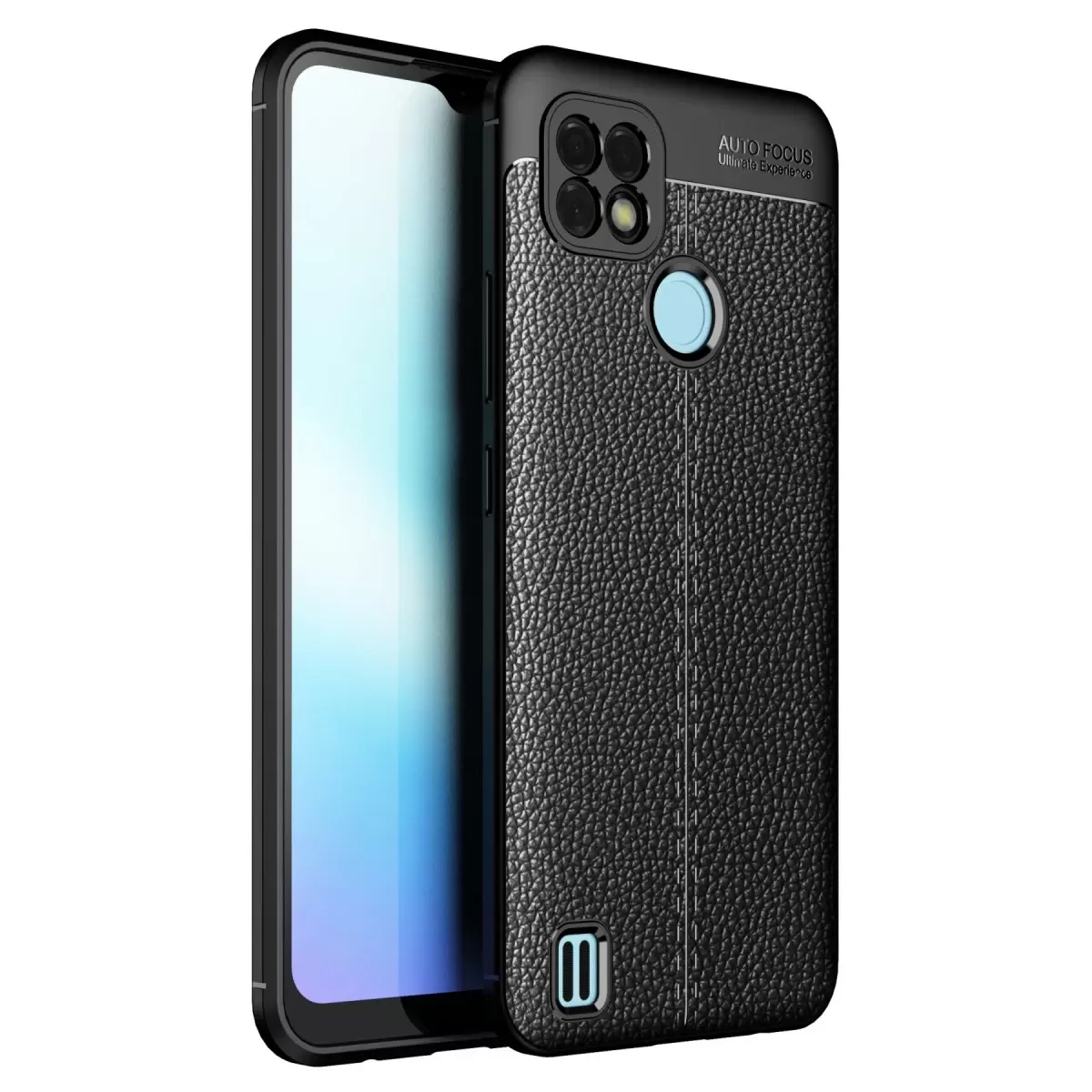 Newface Realme C21 Kılıf Auto Focus Kapak - Siyah