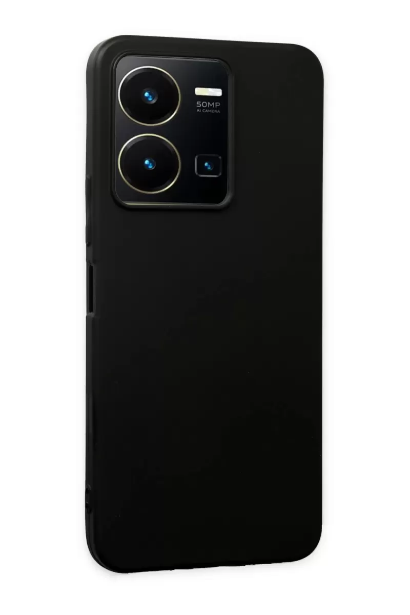 Newface Vivo Y35 Kılıf First Silikon - Siyah