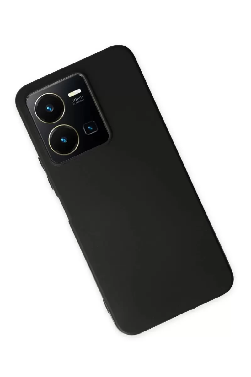 Newface Vivo Y35 Kılıf First Silikon - Siyah