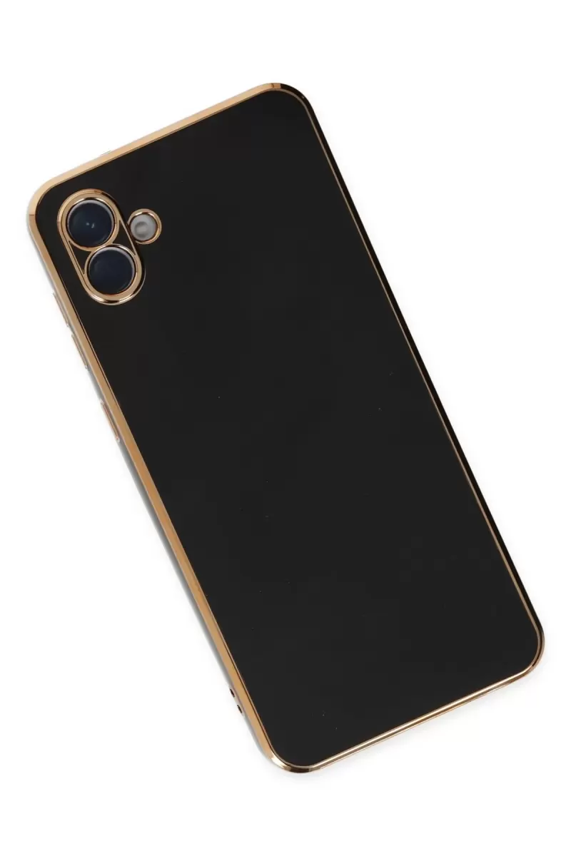 Newface Samsung Galaxy A04 Kılıf Volet Silikon - Siyah
