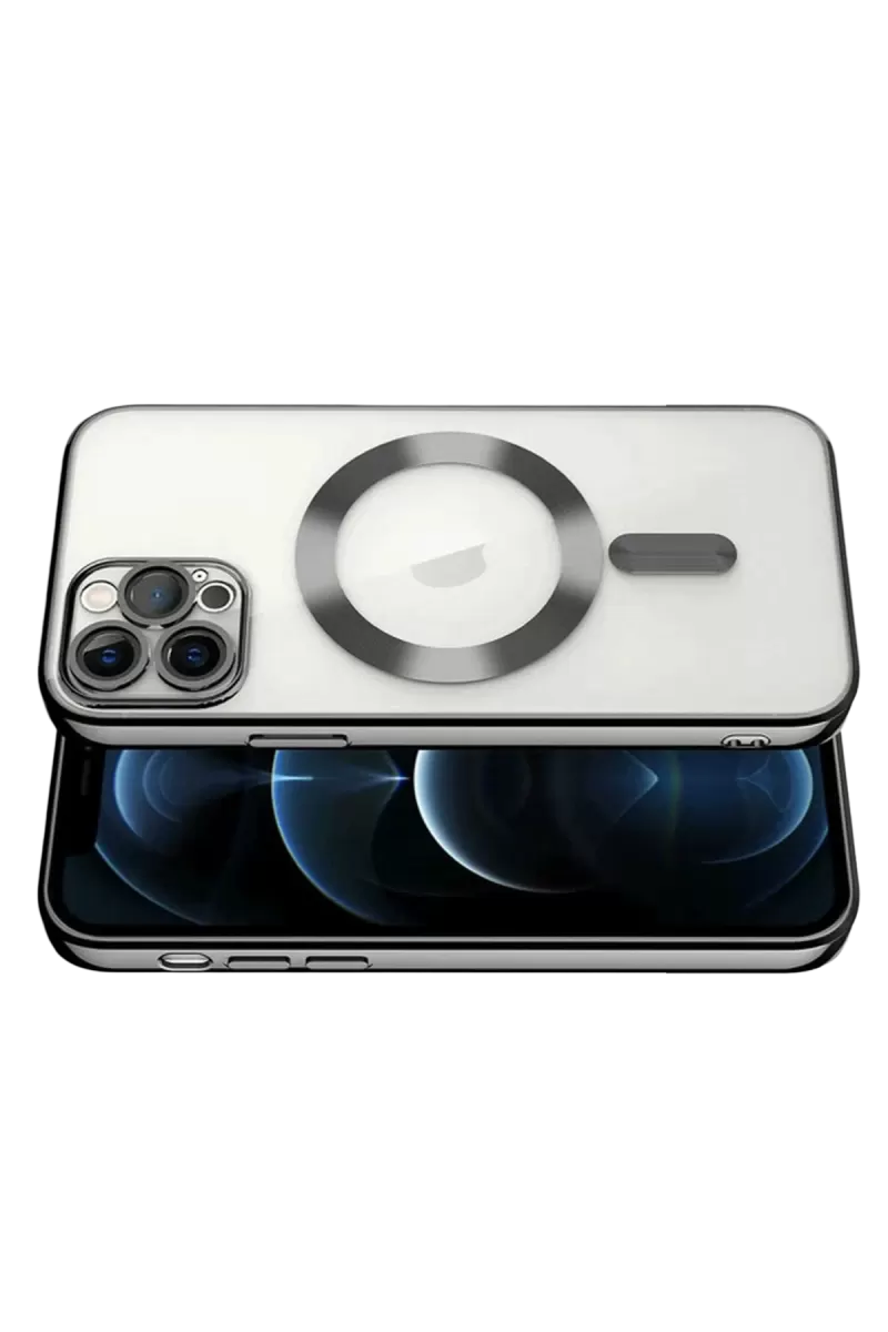 Newface Apple iPhone 13 Pro Kılıf Kross Magneticsafe Kapak - Siyah