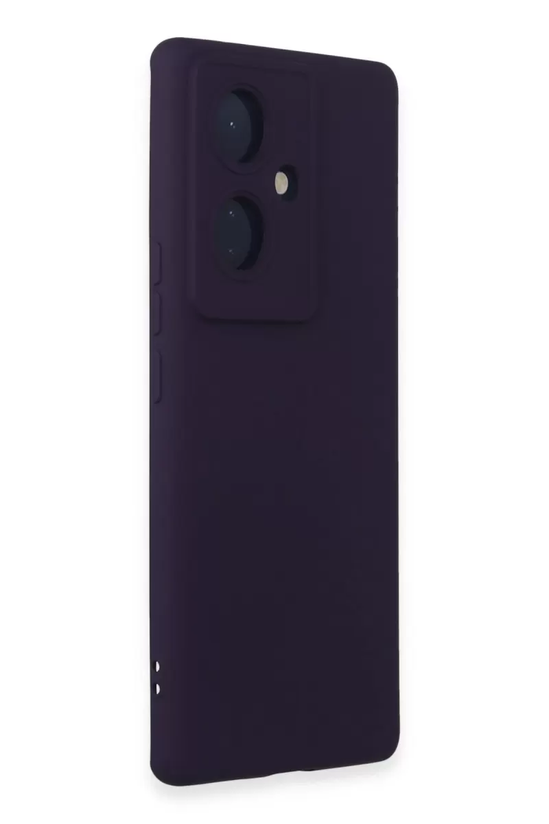 Newface Vivo V29 Lite Kılıf Nano içi Kadife Silikon - Mor