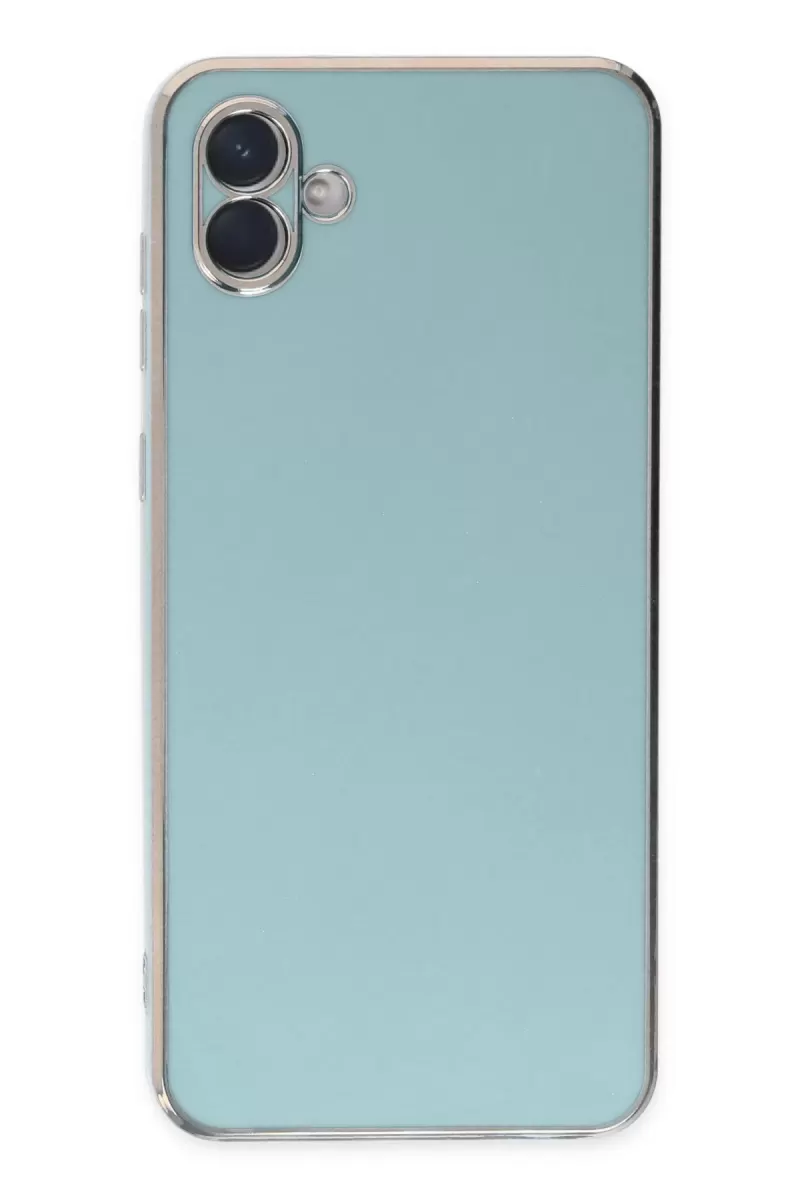 Newface Samsung Galaxy A04 Kılıf Volet Silikon - Açık Yeşil