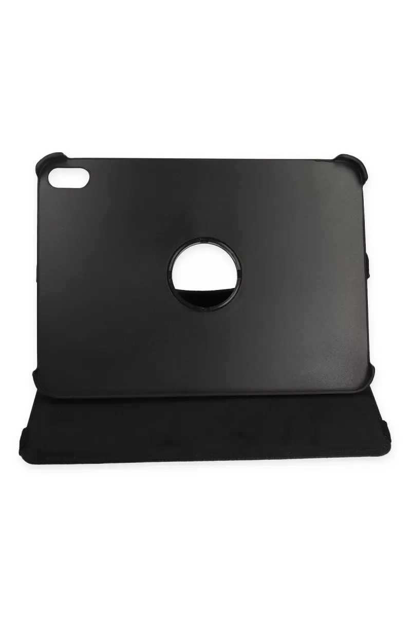 Newface Apple iPad 2022 10.9 (10.nesil) Kılıf 360 Tablet Deri Kılıf - Siyah
