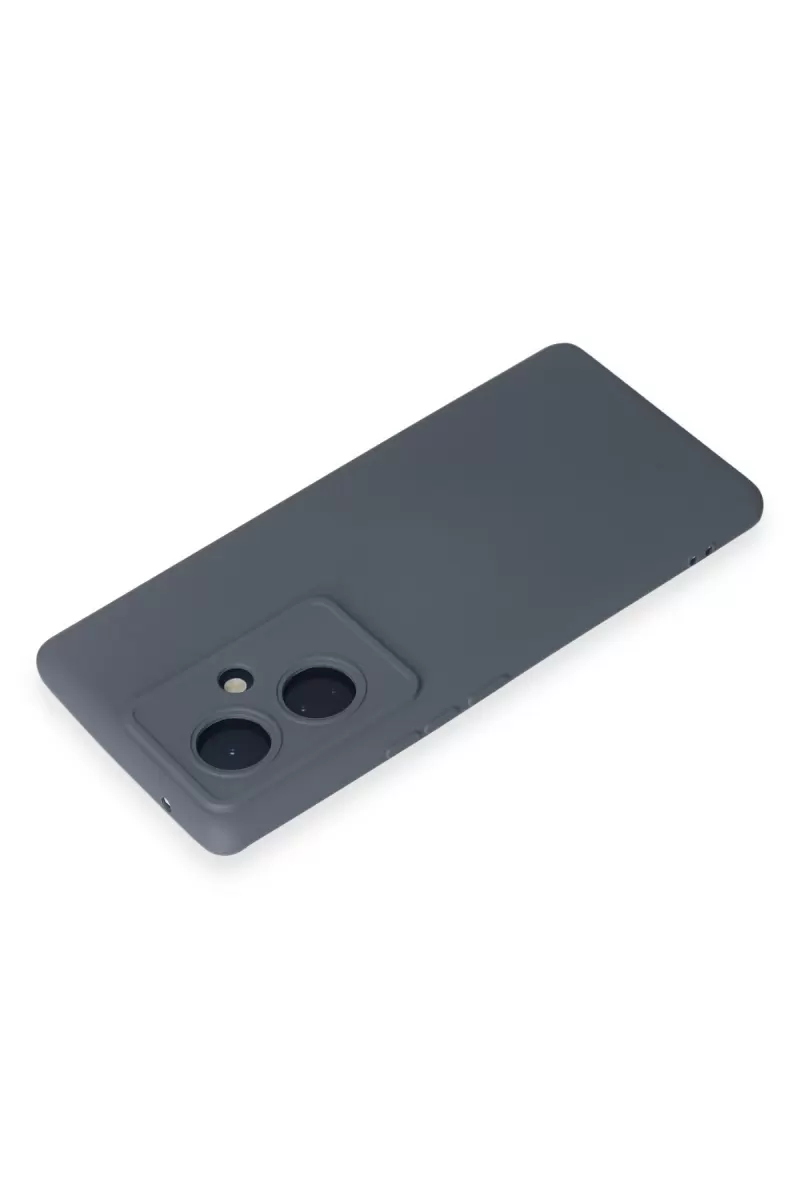 Newface Vivo V29 Lite Kılıf Nano içi Kadife Silikon - Gri