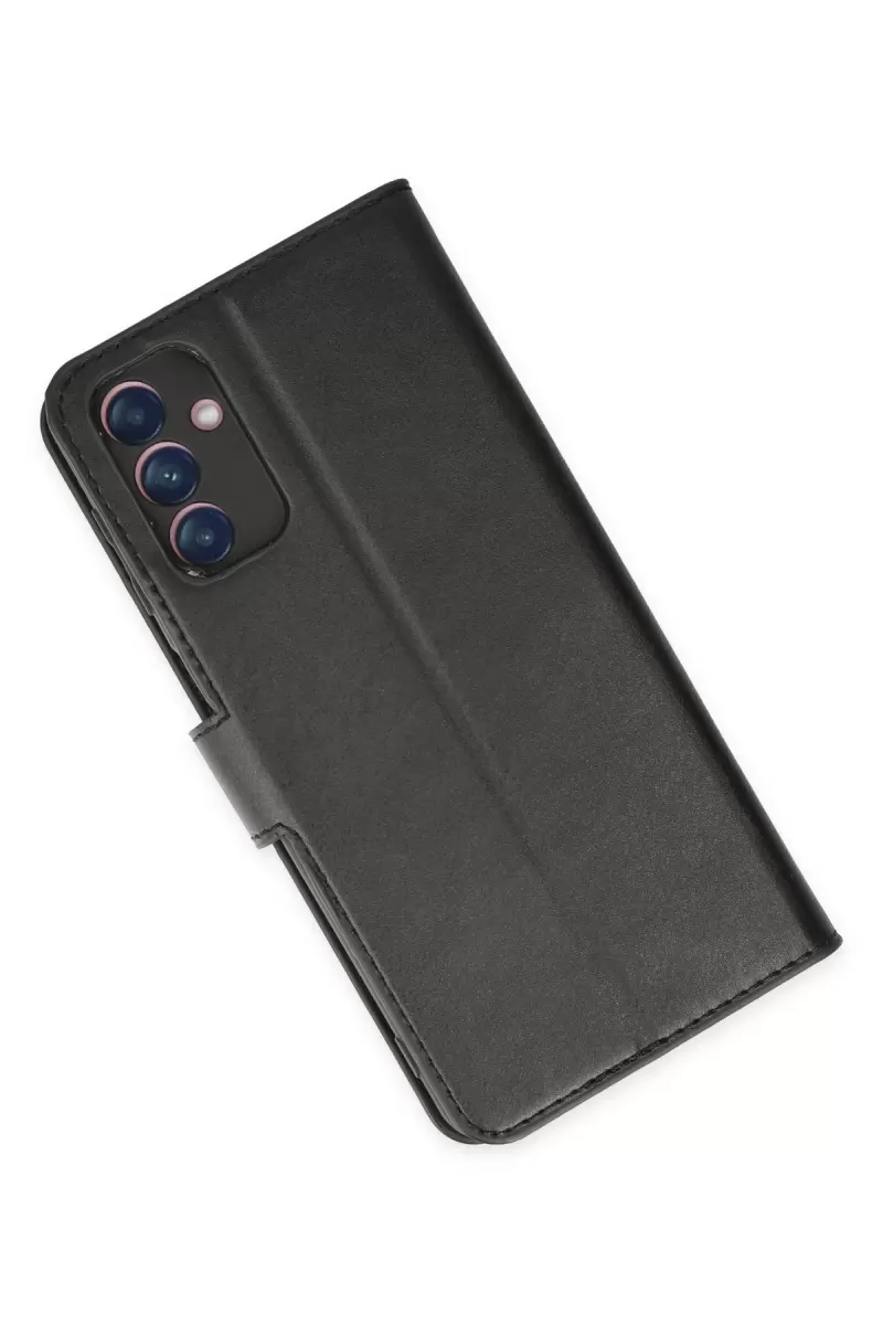Newface Samsung Galaxy A04S Kılıf Trend S Plus Kapaklı Kılıf - Siyah