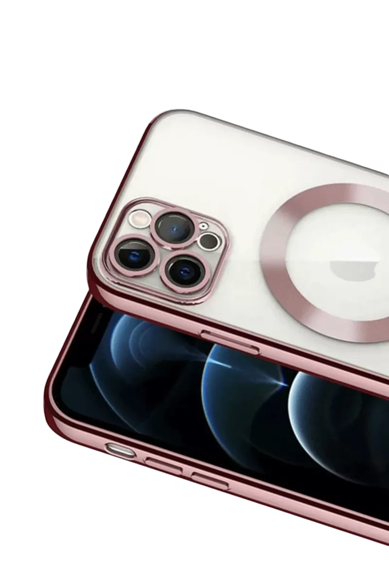 Newface Apple iPhone 13 Pro Kılıf Kross Magneticsafe Kapak - Rose