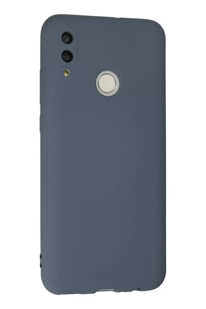 Newface Huawei P Smart 2019 Kılıf Nano içi Kadife Silikon - Gri