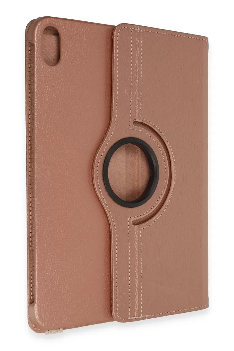 Newface Apple iPad 2022 10.9 (10.nesil) Kılıf 360 Tablet Deri Kılıf - Rose Gold