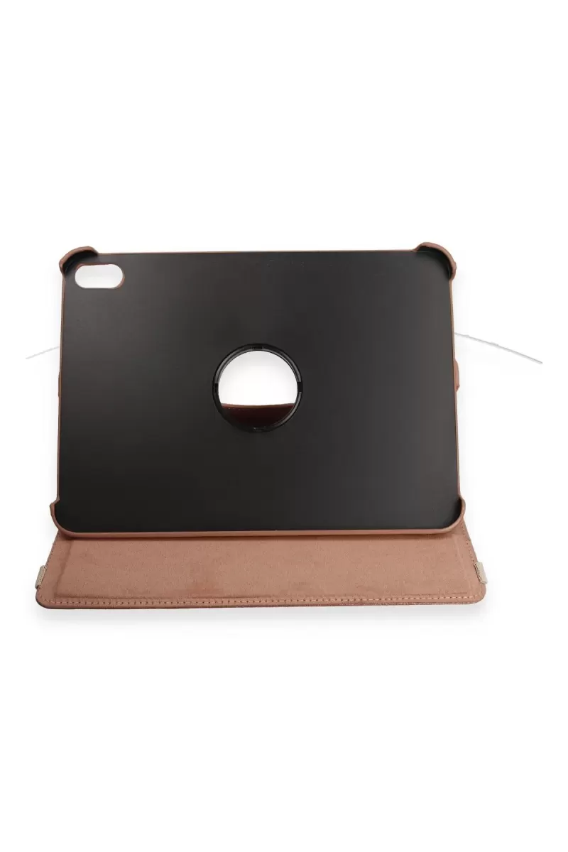 Newface Apple iPad 2022 10.9 (10.nesil) Kılıf 360 Tablet Deri Kılıf - Rose Gold