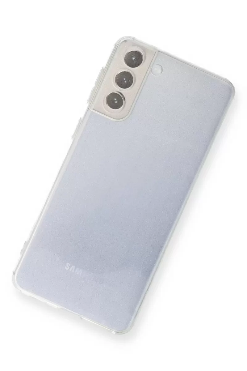 Newface Samsung Galaxy S21 FE Kılıf Lüx Şeffaf Silikon