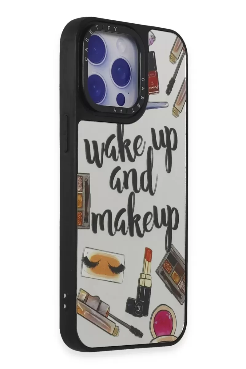 Newface Apple iPhone 15 Pro Kılıf Mirror Desenli Kapak - Mirror - 3
