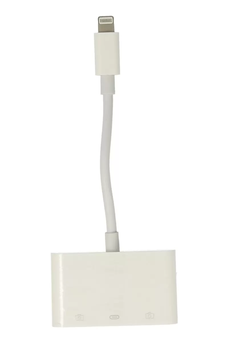 Newface APR23 Iphone Otg 3in1 - Beyaz
