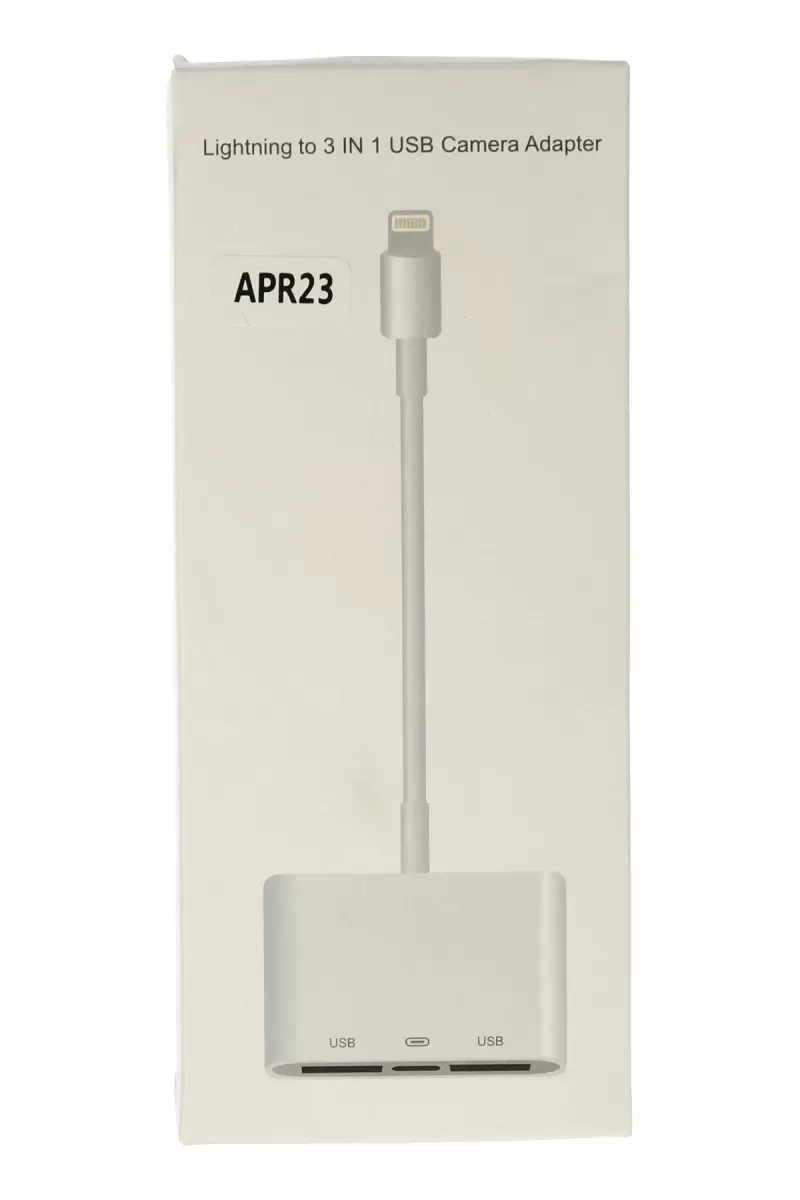 Newface APR23 Iphone Otg 3in1 - Beyaz