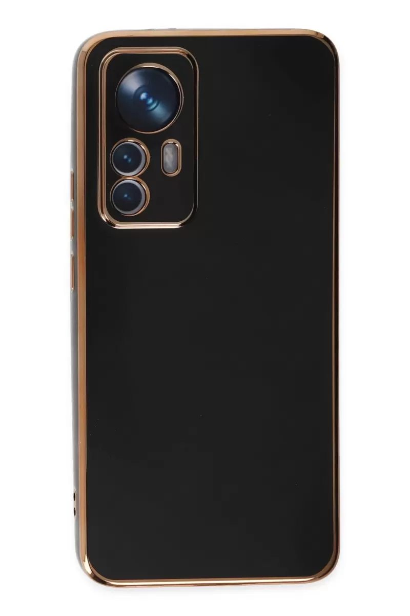 Newface Xiaomi Mi 12T Pro Kılıf Volet Silikon - Siyah