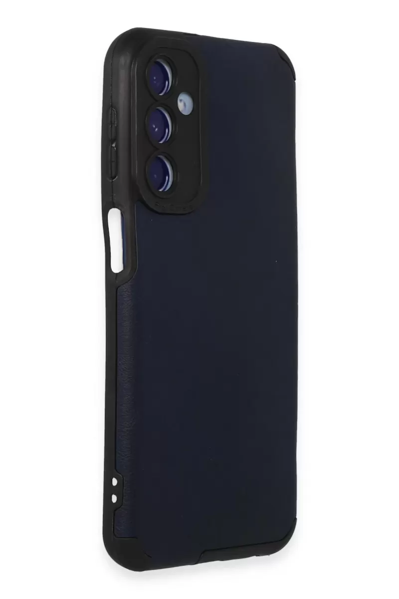 Newface Samsung Galaxy M34 5G Kılıf Loop Deri Silikon - Lacivert