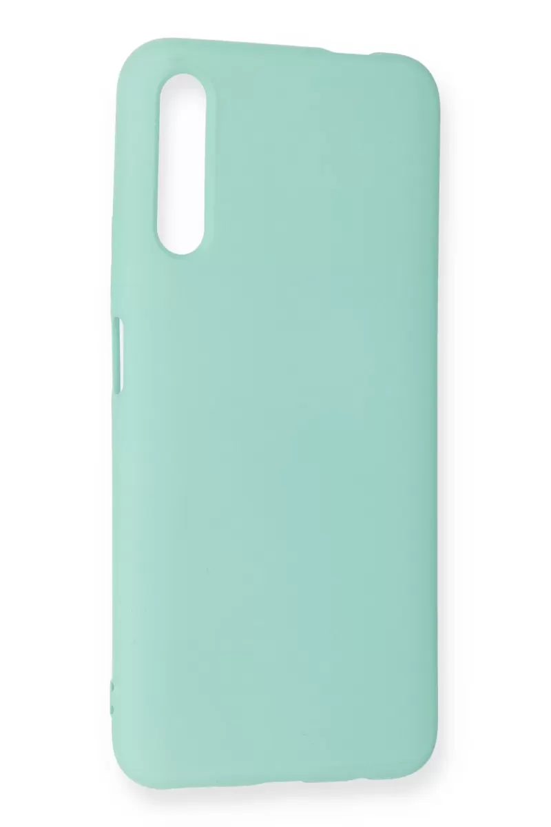 Newface Huawei P Smart Pro / Y9S Kılıf Nano içi Kadife Silikon - Turkuaz