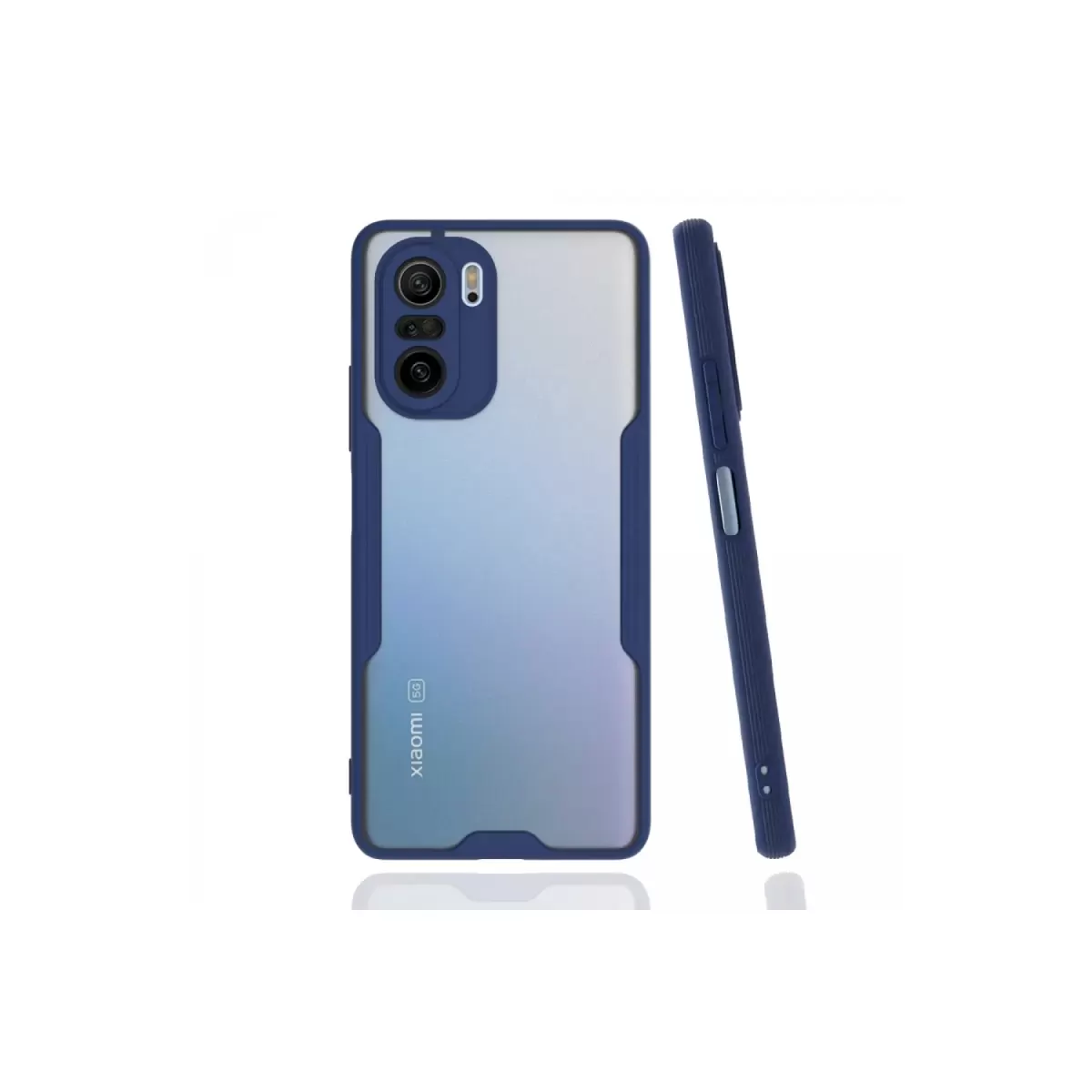 Newface Xiaomi Poco F3 Kılıf Platin Silikon - Lacivert