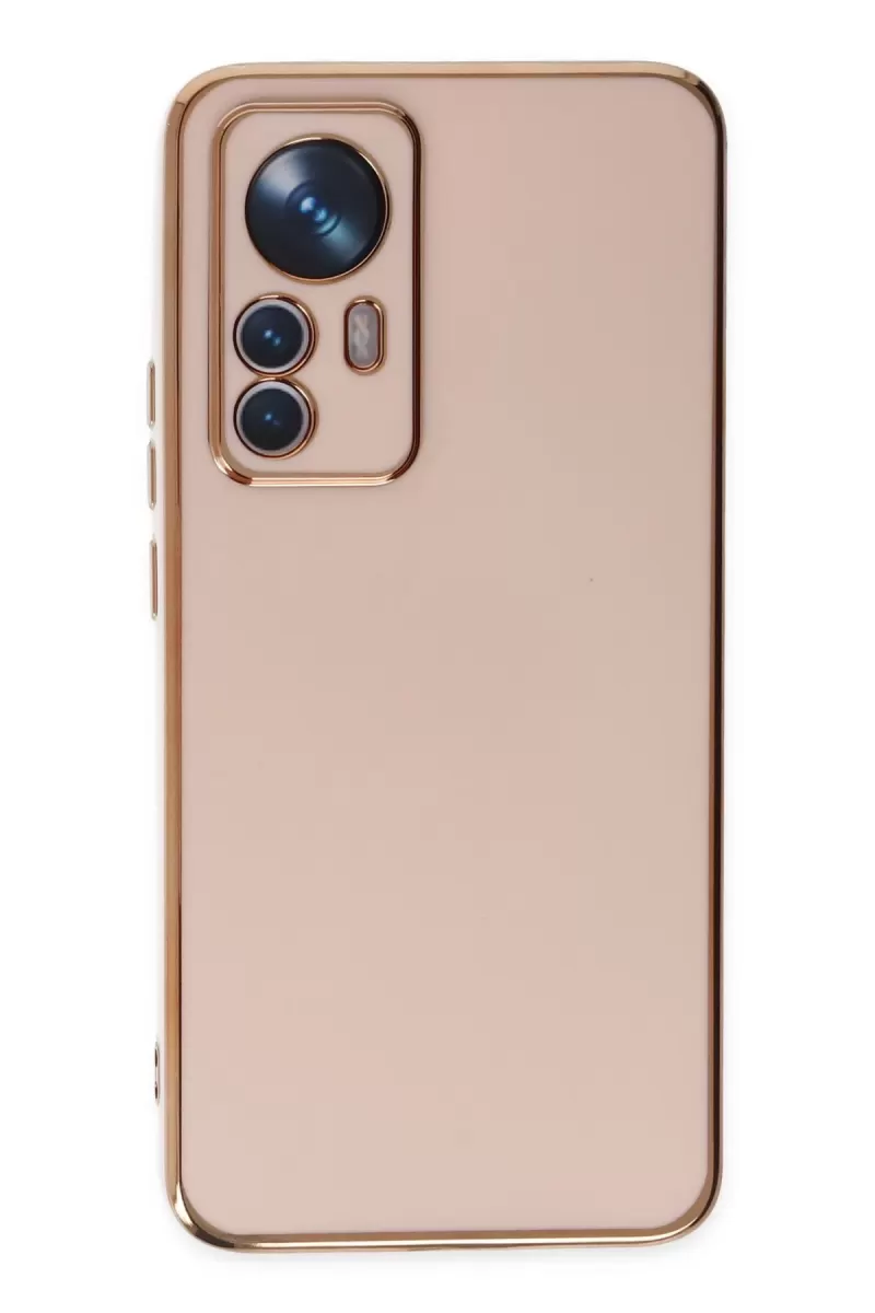 Newface Xiaomi Mi 12T Pro Kılıf Volet Silikon - Pembe