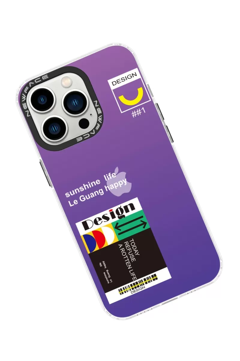 Newface Apple iPhone 13 Pro Max Kılıf Estoril Desenli Kapak - Estoril - 4