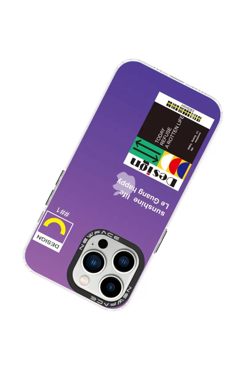 Newface Apple iPhone 13 Pro Max Kılıf Estoril Desenli Kapak - Estoril - 4