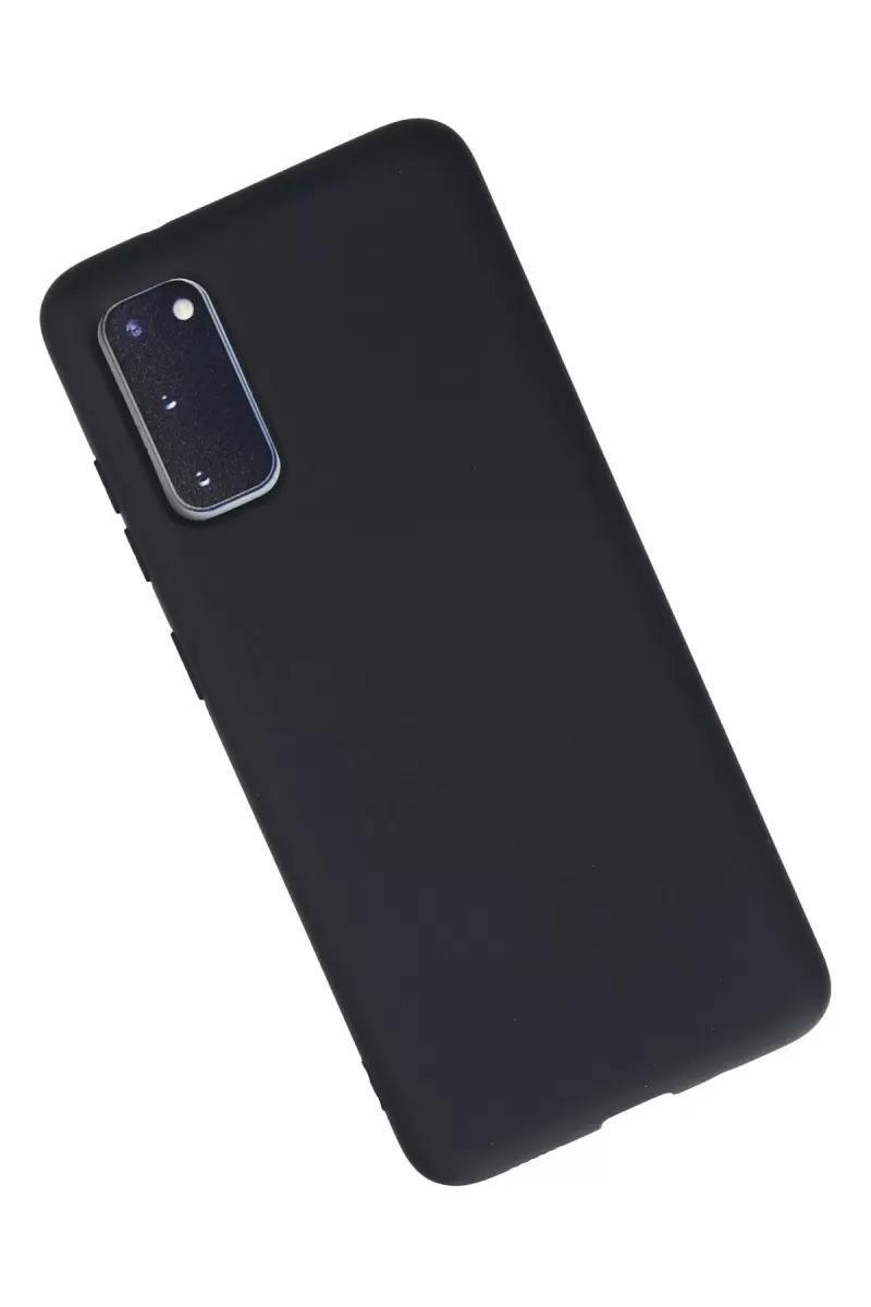 Newface Samsung Galaxy S20 Kılıf Nano içi Kadife Silikon - Lacivert